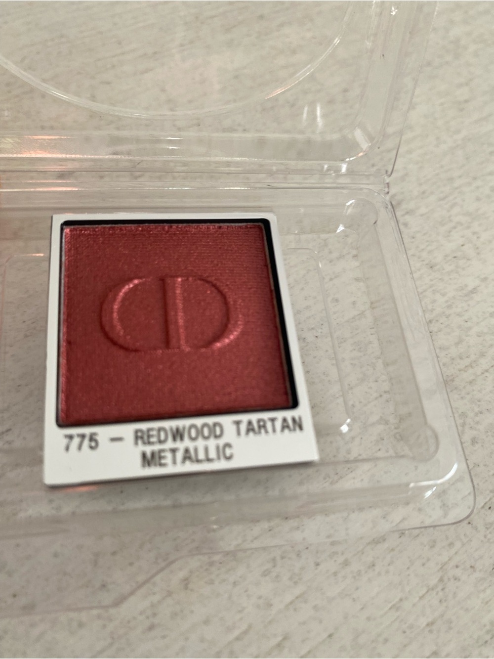Dior Metallic Redwood Tartan Single Eyeshadow - 775